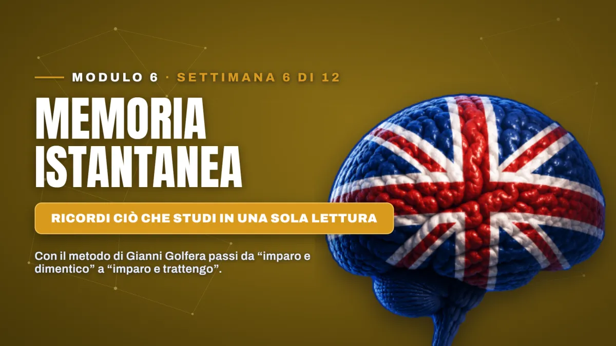 Modulo 6 — Memoria istantanea