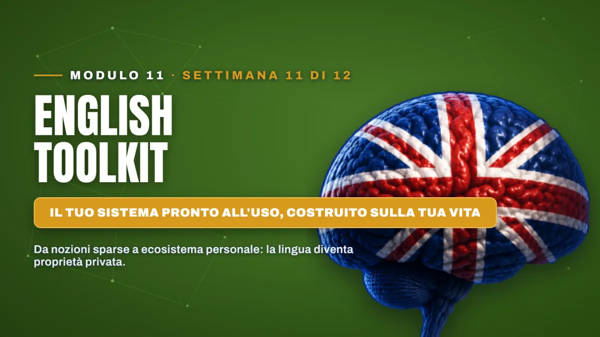 Modulo 11 — English toolkit